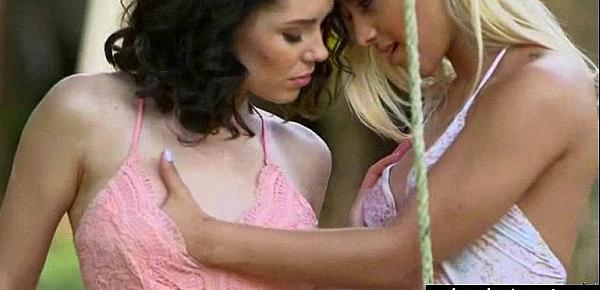  Sex Between Horny Amateur Teen Lez Girls (Ryland Ann & Uma Jolie) video-24